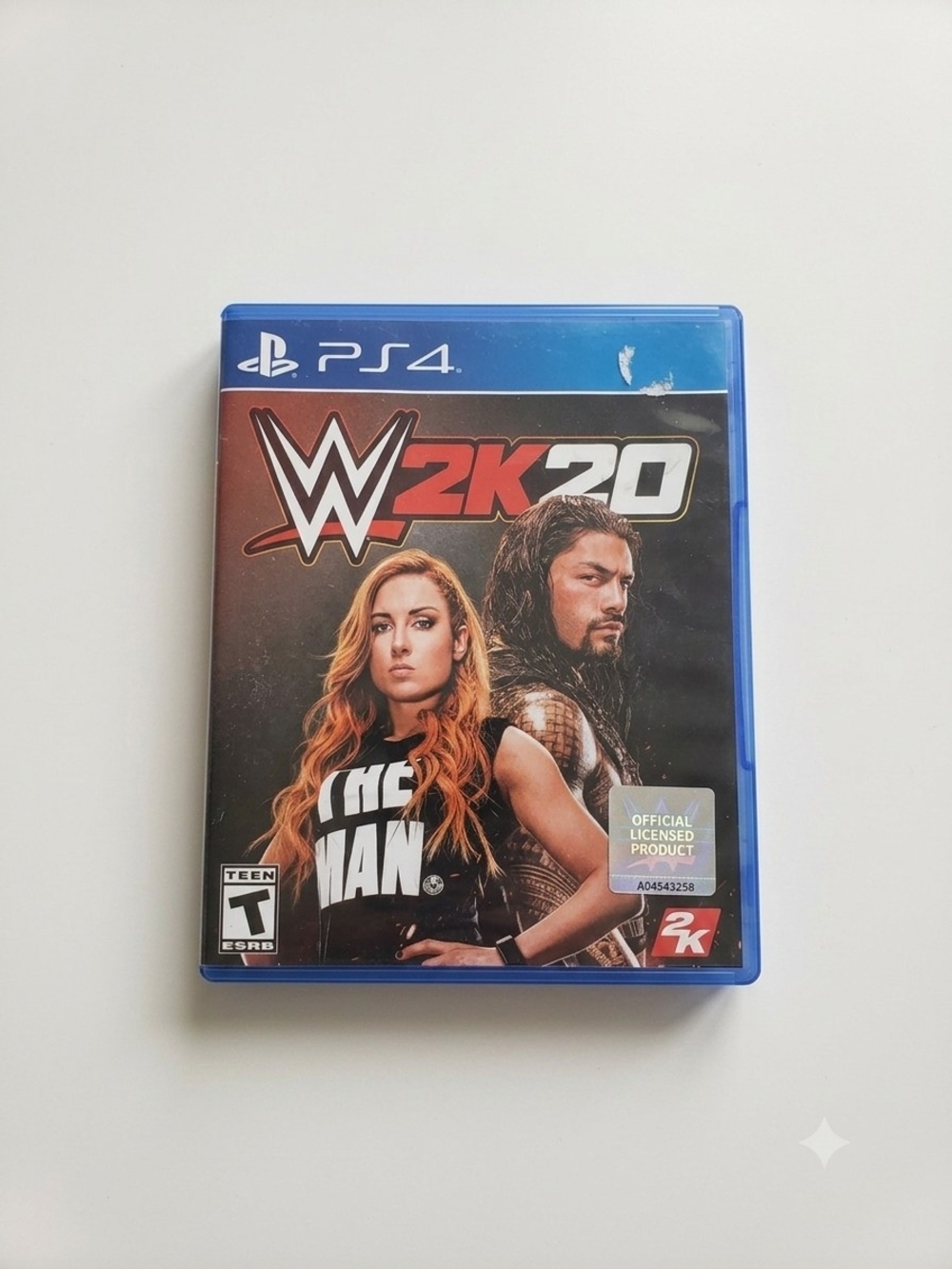 WWE 2K20 (PS4) Video Game - Blue Case